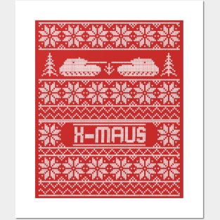 Ugly Christmas Sweater X-MAUS Posters and Art